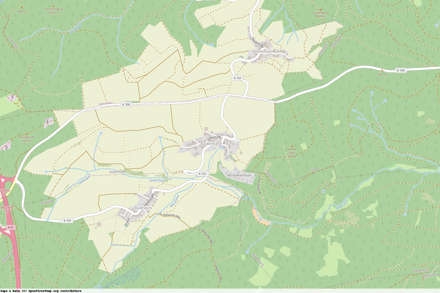 Ist gerade Stromausfall in Rheinland-Pfalz - Rhein-Hunsrück-Kreis - Badenhard?