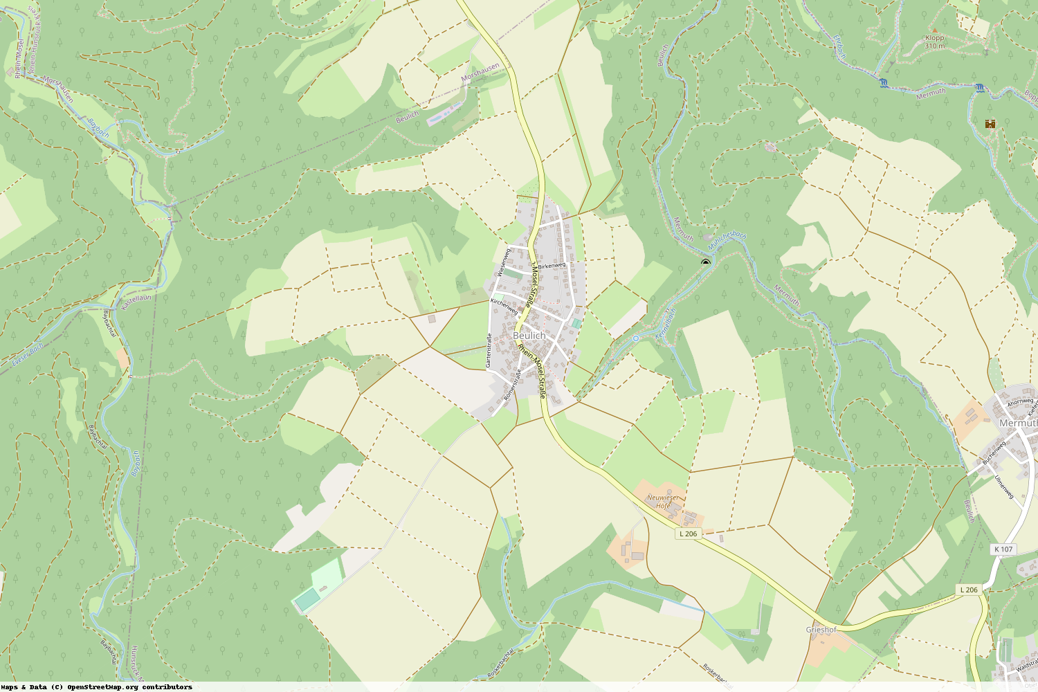 Ist gerade Stromausfall in Rheinland-Pfalz - Rhein-Hunsrück-Kreis - Beulich?