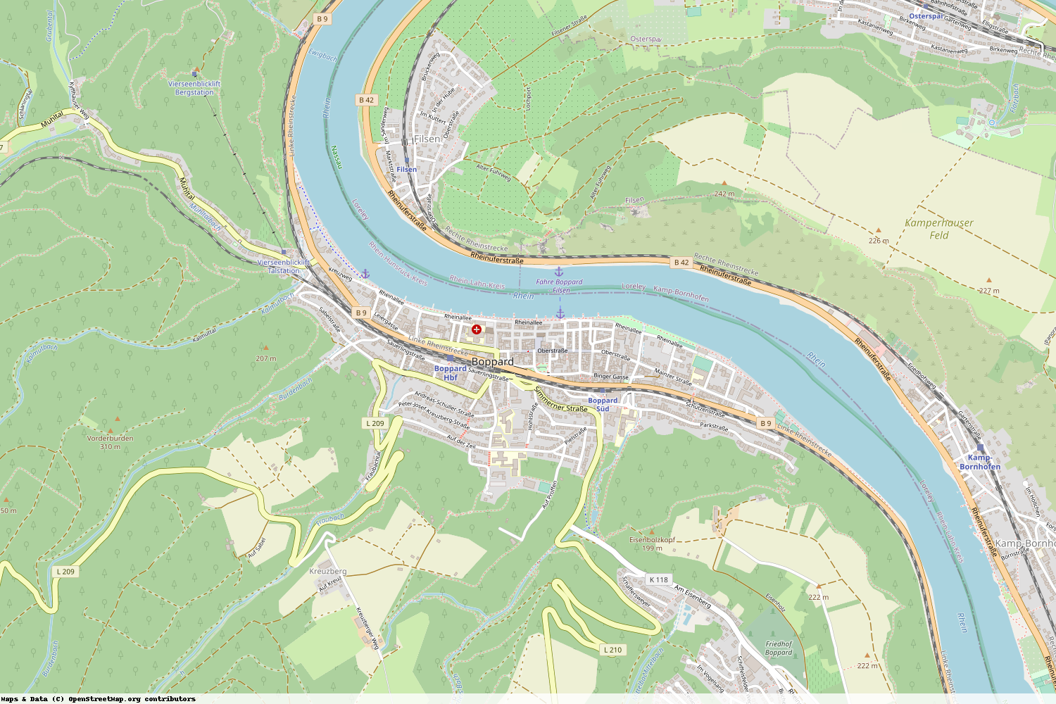 Ist gerade Stromausfall in Rheinland-Pfalz - Rhein-Hunsrück-Kreis - Boppard?
