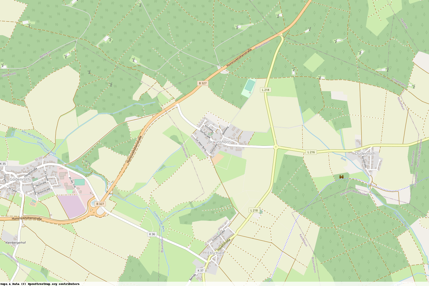 Ist gerade Stromausfall in Rheinland-Pfalz - Rhein-Hunsrück-Kreis - Braunshorn?
