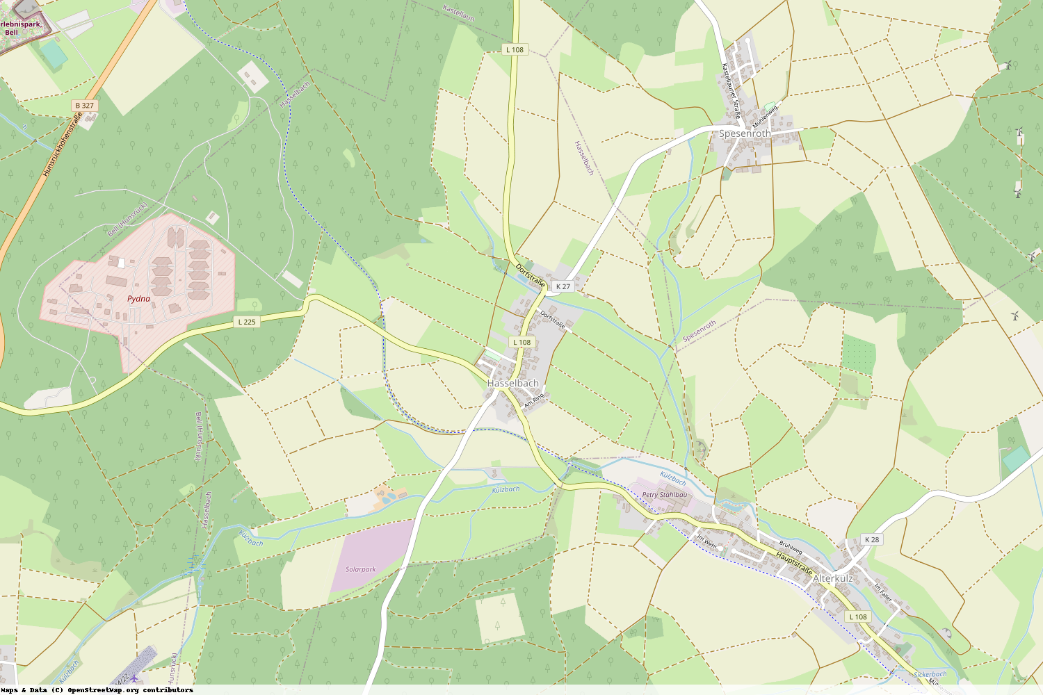 Ist gerade Stromausfall in Rheinland-Pfalz - Rhein-Hunsrück-Kreis - Hasselbach?