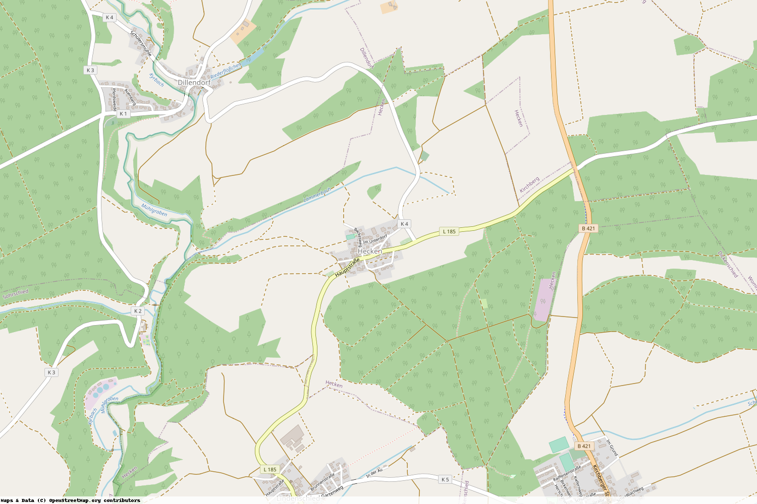 Ist gerade Stromausfall in Rheinland-Pfalz - Rhein-Hunsrück-Kreis - Hecken?