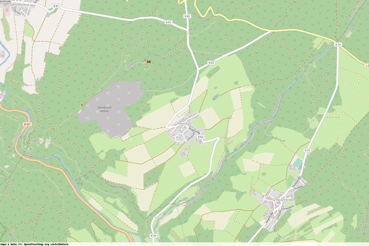 Ist gerade Stromausfall in Rheinland-Pfalz - Rhein-Hunsrück-Kreis - Henau?