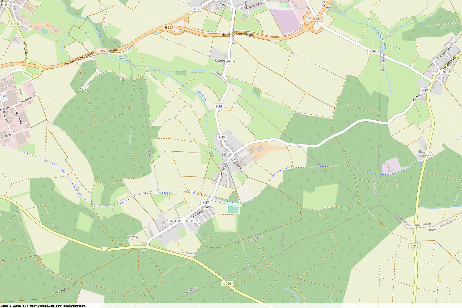 Ist gerade Stromausfall in Rheinland-Pfalz - Rhein-Hunsrück-Kreis - Hollnich?