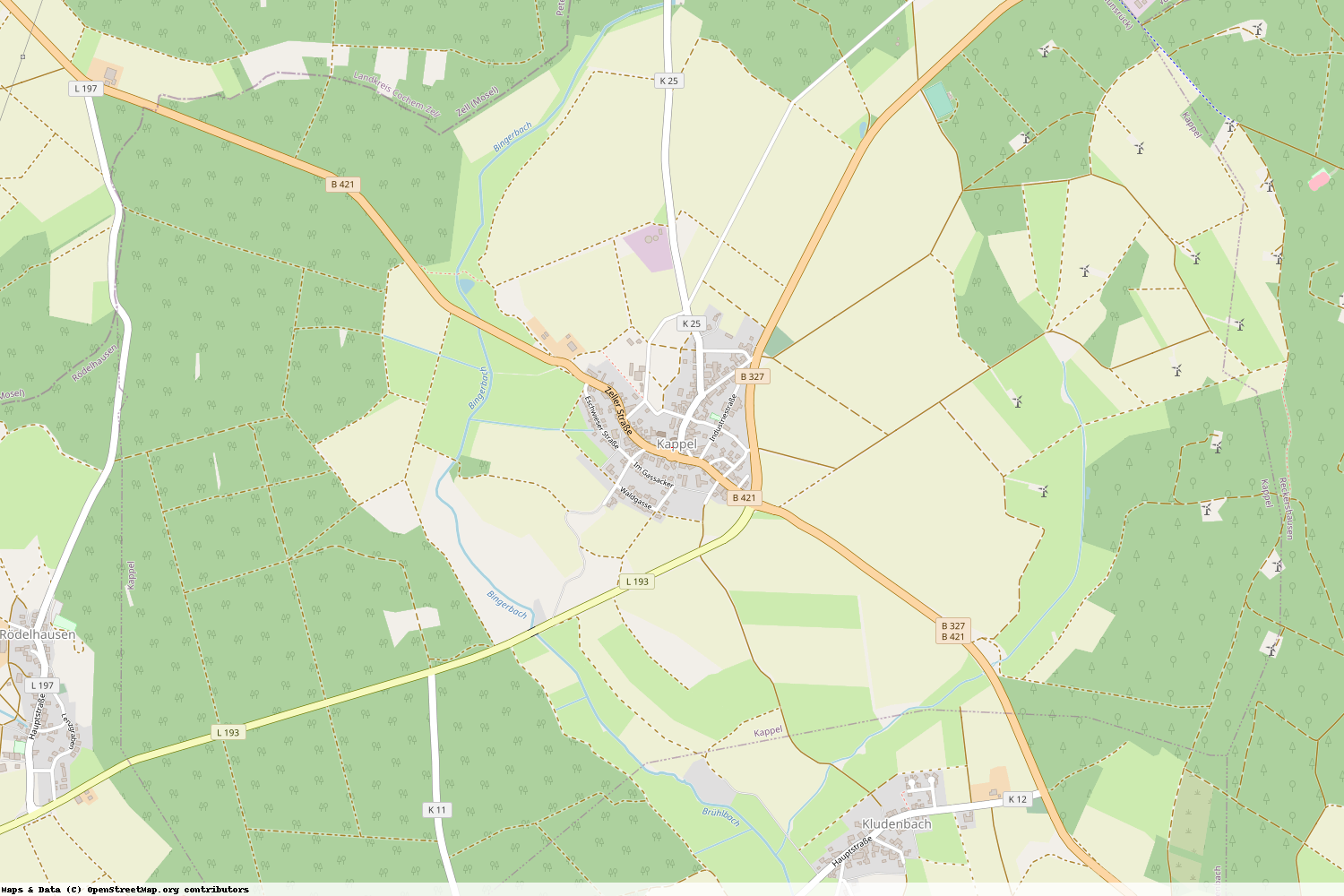 Ist gerade Stromausfall in Rheinland-Pfalz - Rhein-Hunsrück-Kreis - Kappel?