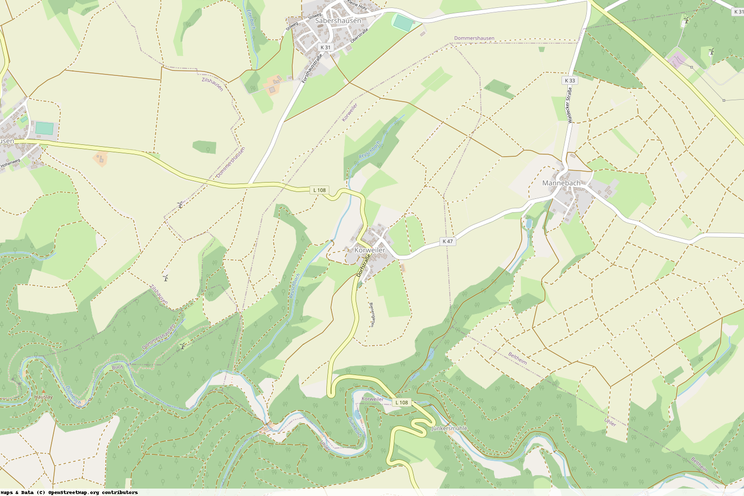 Ist gerade Stromausfall in Rheinland-Pfalz - Rhein-Hunsrück-Kreis - Korweiler?