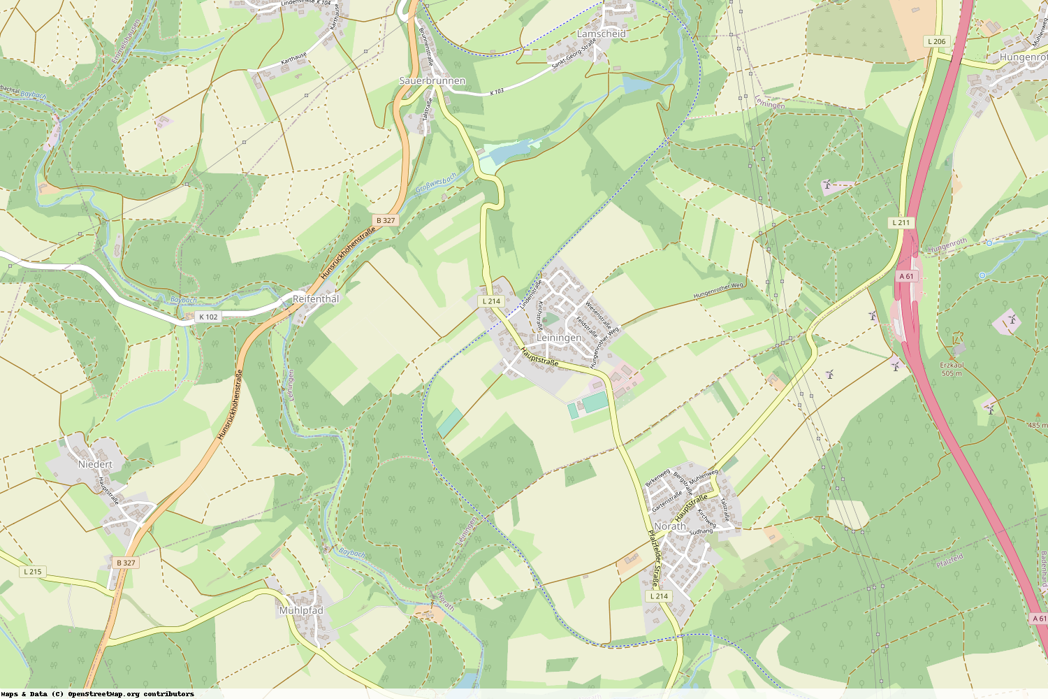 Ist gerade Stromausfall in Rheinland-Pfalz - Rhein-Hunsrück-Kreis - Leiningen?
