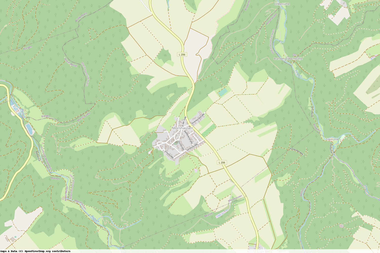 Ist gerade Stromausfall in Rheinland-Pfalz - Rhein-Hunsrück-Kreis - Morshausen?