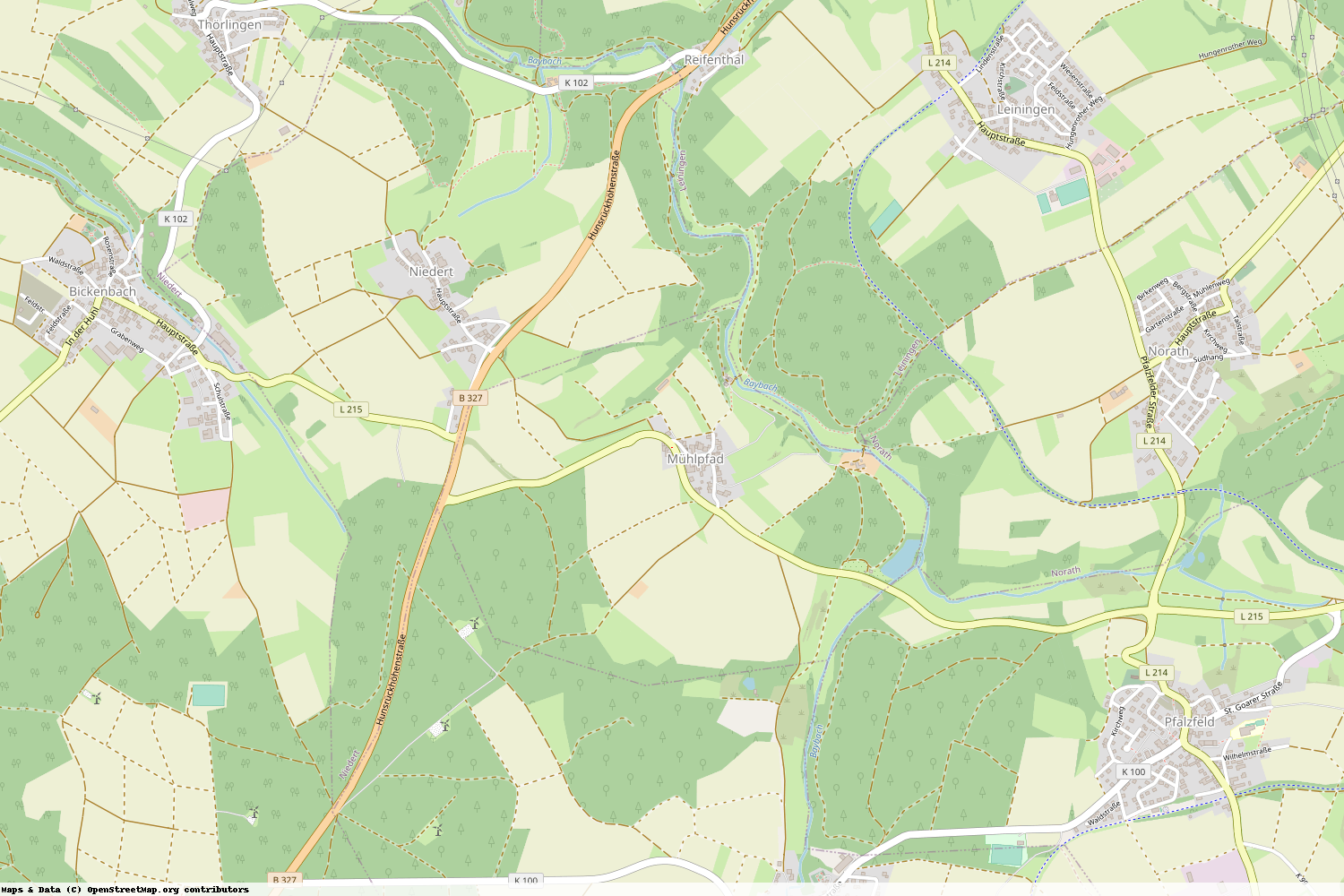Ist gerade Stromausfall in Rheinland-Pfalz - Rhein-Hunsrück-Kreis - Mühlpfad?