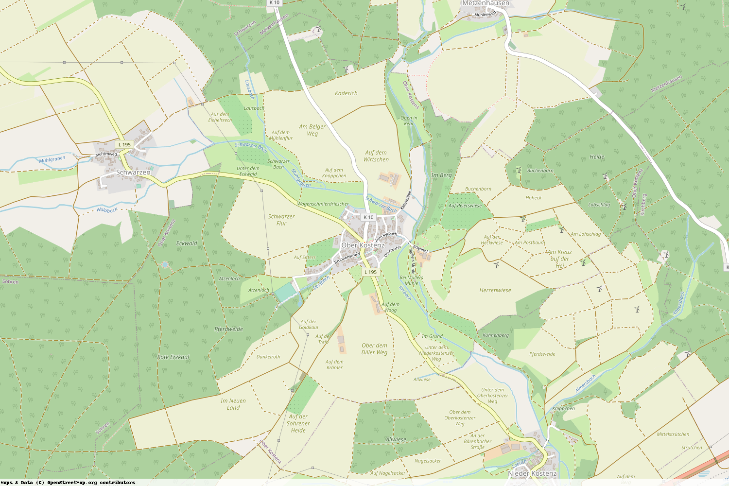 Ist gerade Stromausfall in Rheinland-Pfalz - Rhein-Hunsrück-Kreis - Ober Kostenz?