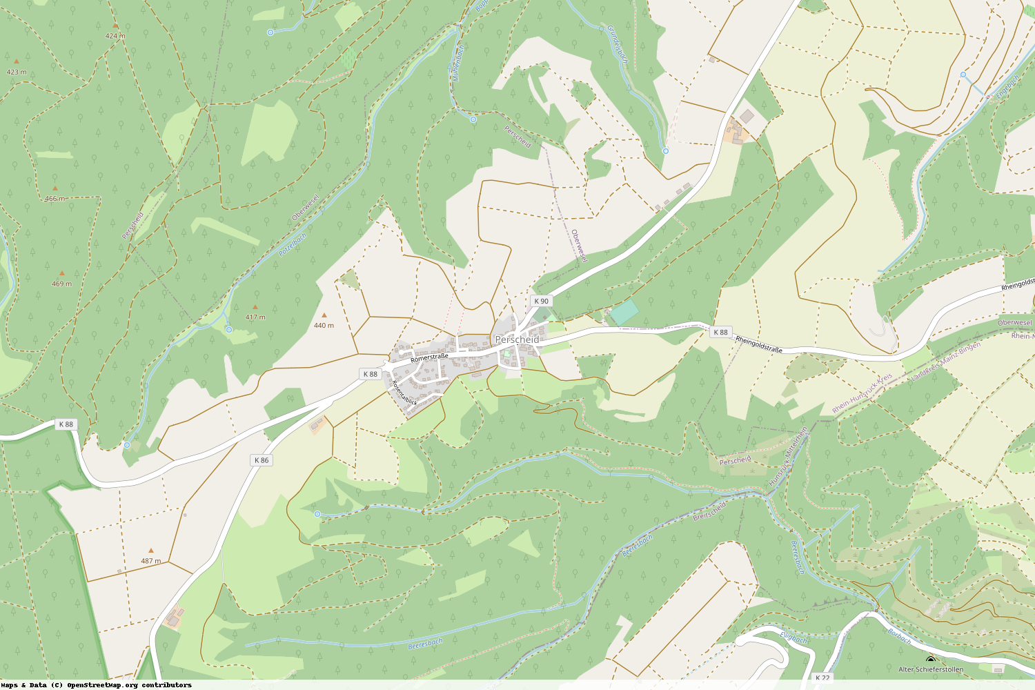 Ist gerade Stromausfall in Rheinland-Pfalz - Rhein-Hunsrück-Kreis - Perscheid?