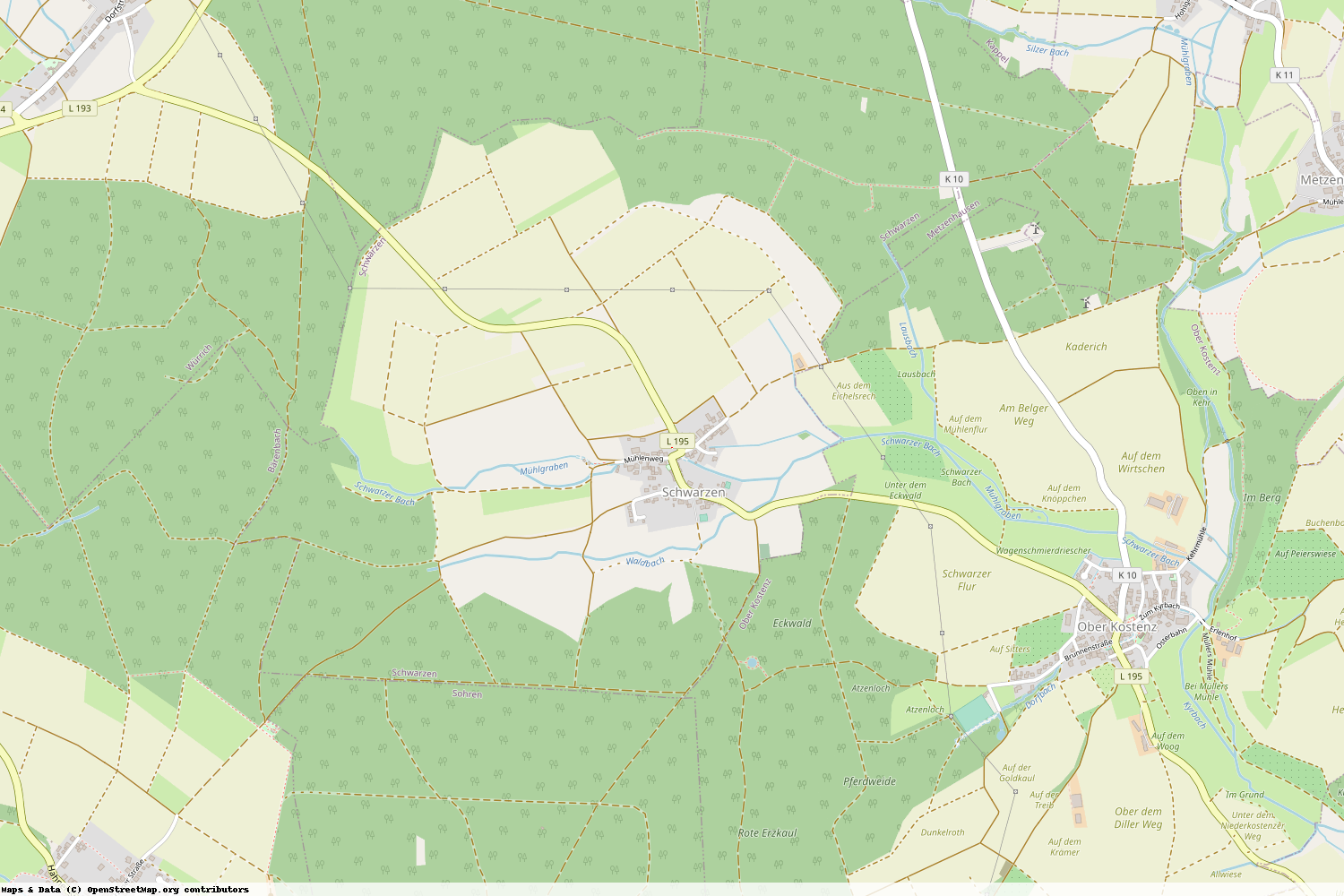 Ist gerade Stromausfall in Rheinland-Pfalz - Rhein-Hunsrück-Kreis - Schwarzen?