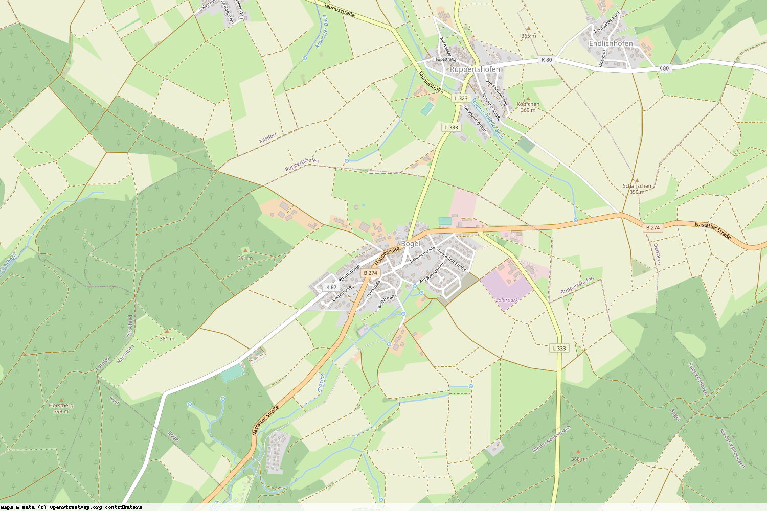 Ist gerade Stromausfall in Rheinland-Pfalz - Rhein-Lahn-Kreis - Bogel?