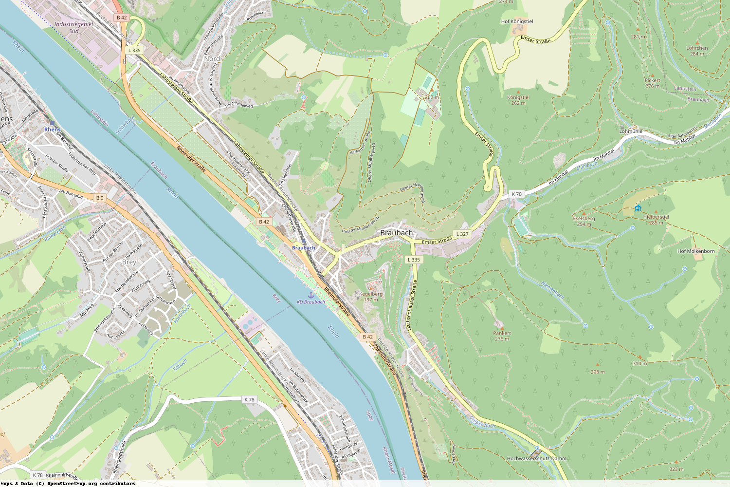 Ist gerade Stromausfall in Rheinland-Pfalz - Rhein-Lahn-Kreis - Braubach?
