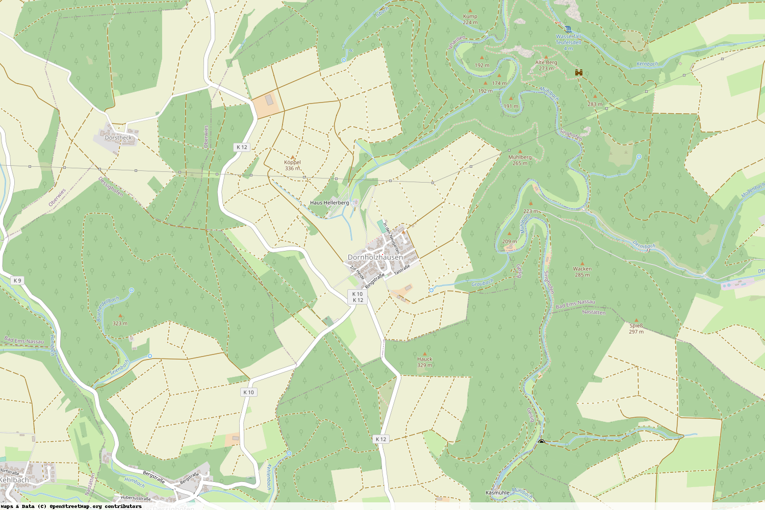 Ist gerade Stromausfall in Rheinland-Pfalz - Rhein-Lahn-Kreis - Dornholzhausen?