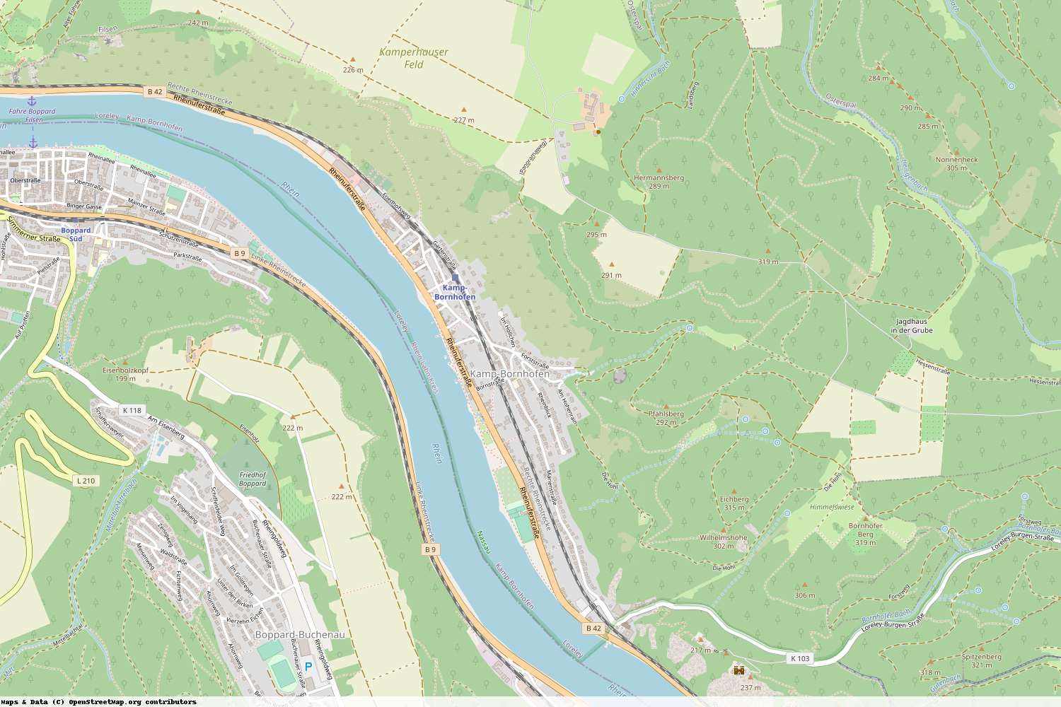 Ist gerade Stromausfall in Rheinland-Pfalz - Rhein-Lahn-Kreis - Kamp-Bornhofen?