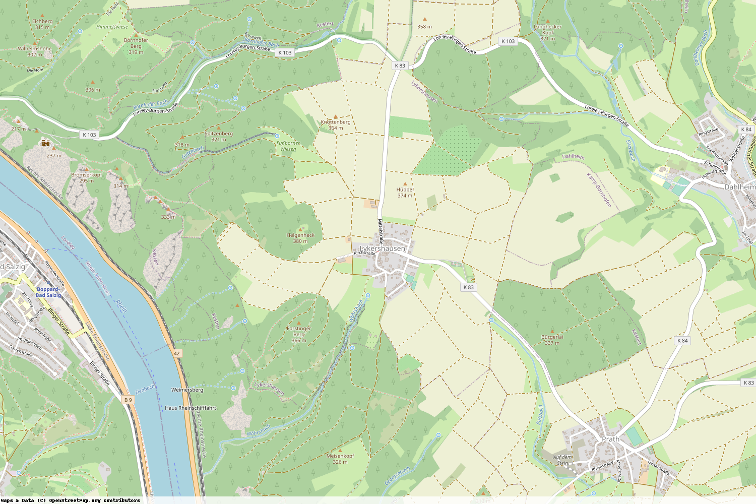 Ist gerade Stromausfall in Rheinland-Pfalz - Rhein-Lahn-Kreis - Lykershausen?
