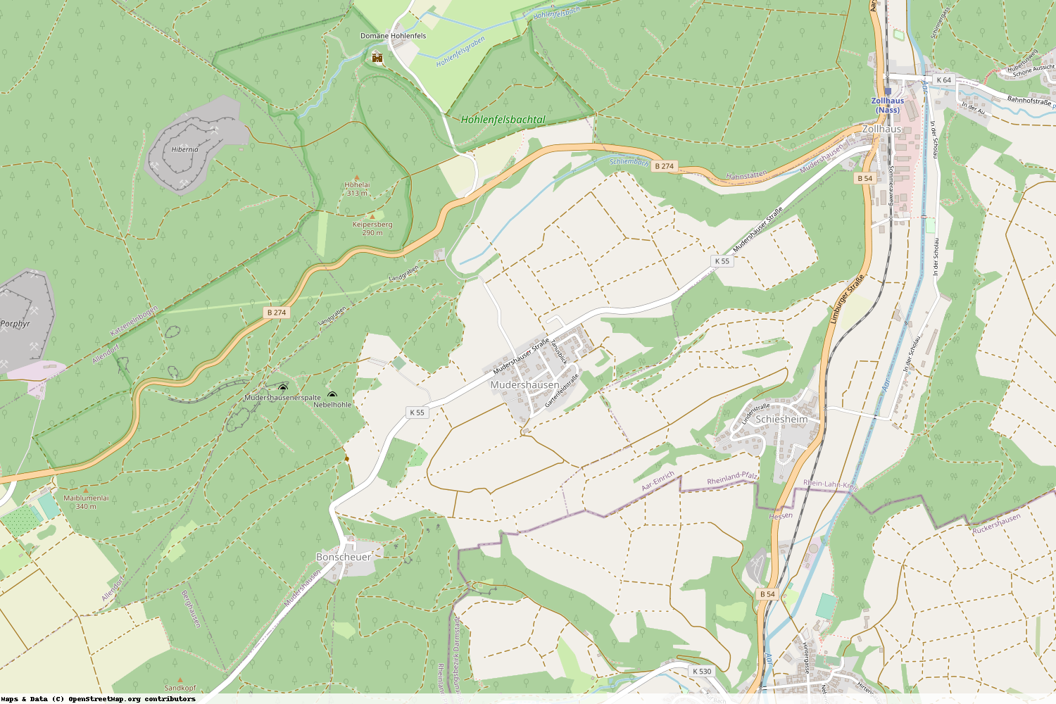 Ist gerade Stromausfall in Rheinland-Pfalz - Rhein-Lahn-Kreis - Mudershausen?
