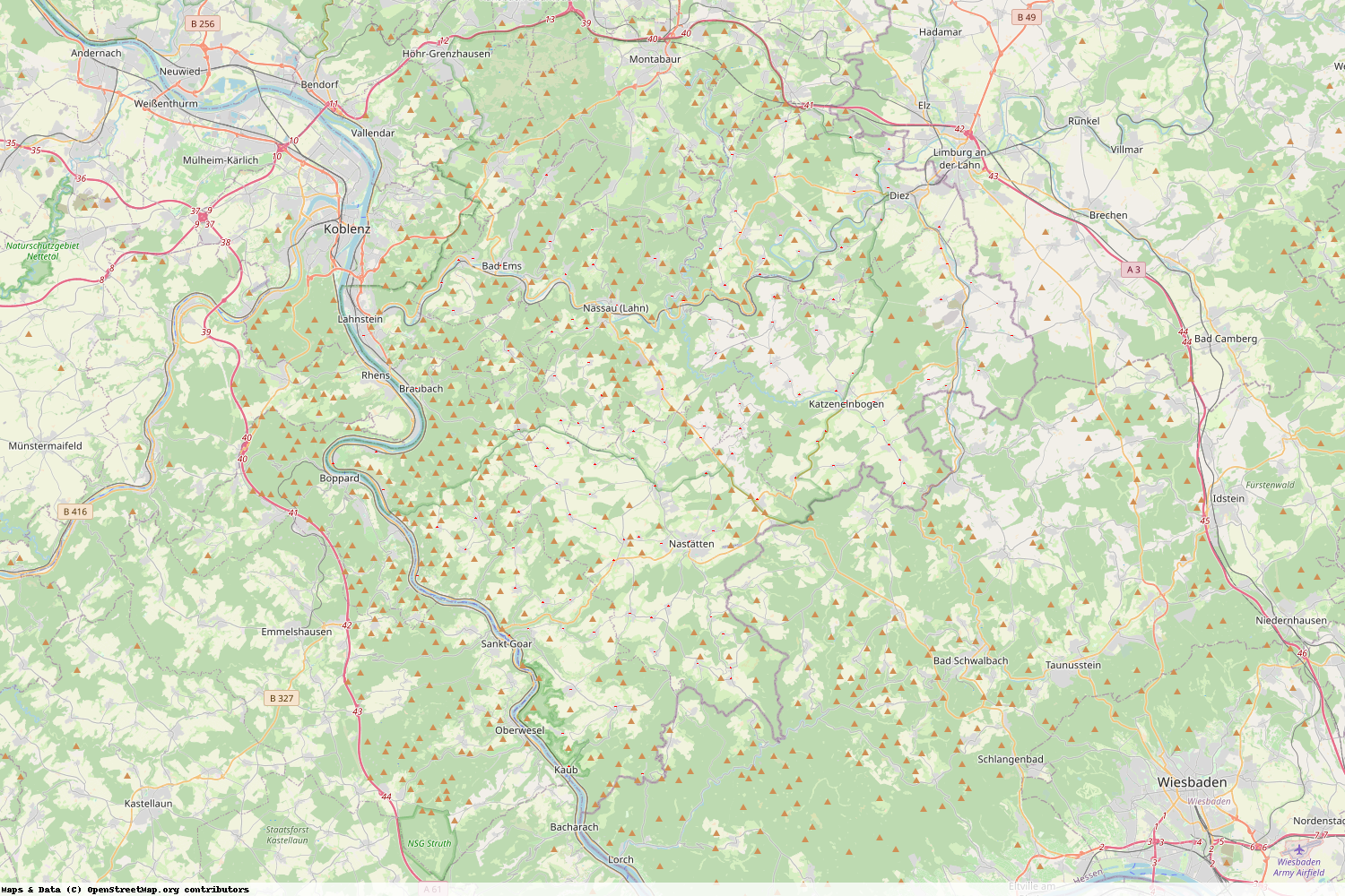 Ist gerade Stromausfall in Rheinland-Pfalz - Rhein-Lahn-Kreis?
