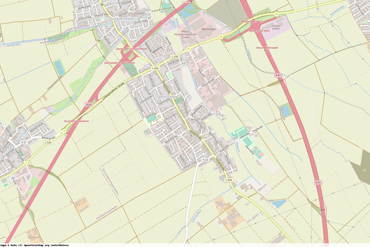 Ist gerade Stromausfall in Rheinland-Pfalz - Rhein-Pfalz-Kreis - Dannstadt-Schauernheim?