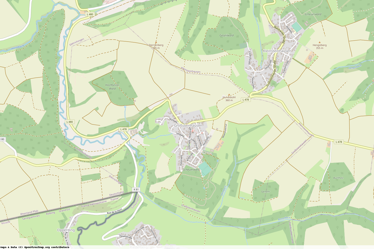 Ist gerade Stromausfall in Rheinland-Pfalz - Südwestpfalz - Großsteinhausen?