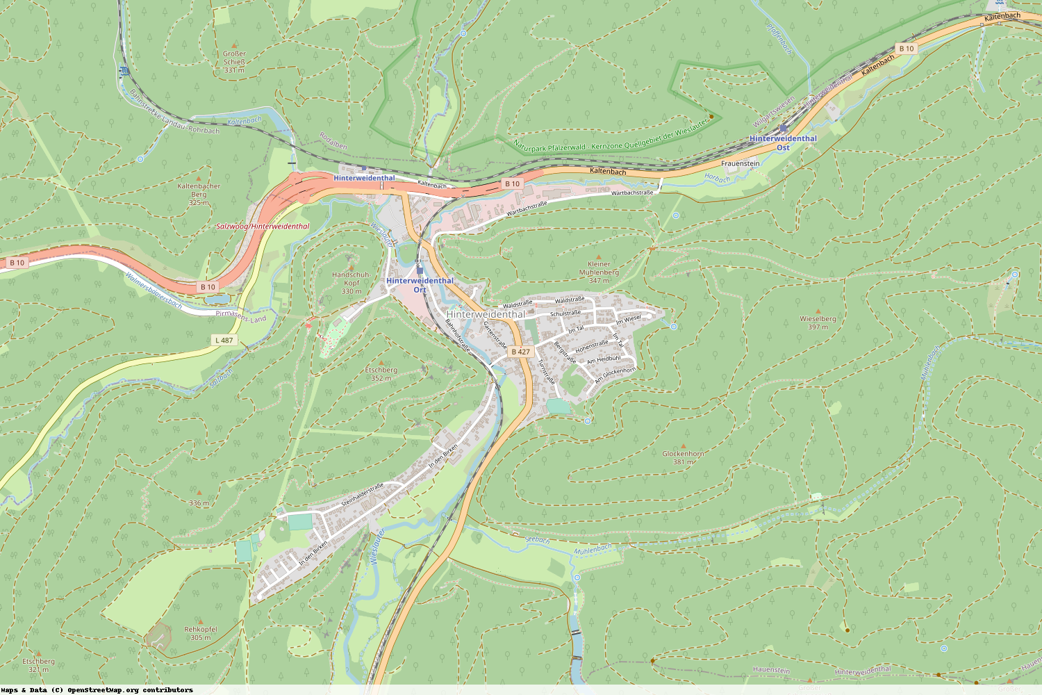 Ist gerade Stromausfall in Rheinland-Pfalz - Südwestpfalz - Hinterweidenthal?