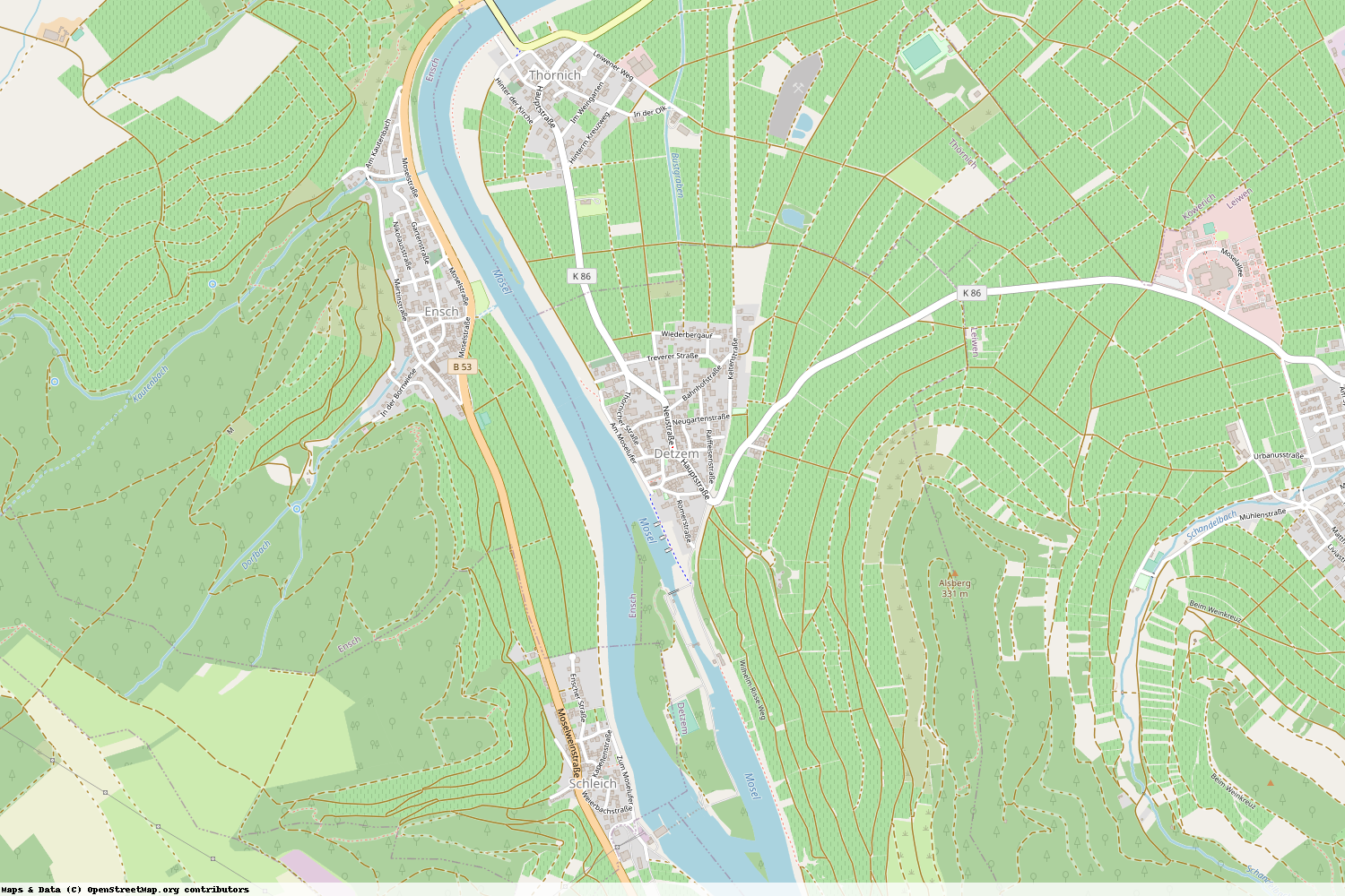 Ist gerade Stromausfall in Rheinland-Pfalz - Trier-Saarburg - Detzem?