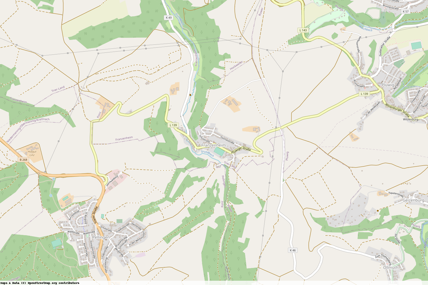 Ist gerade Stromausfall in Rheinland-Pfalz - Trier-Saarburg - Franzenheim?