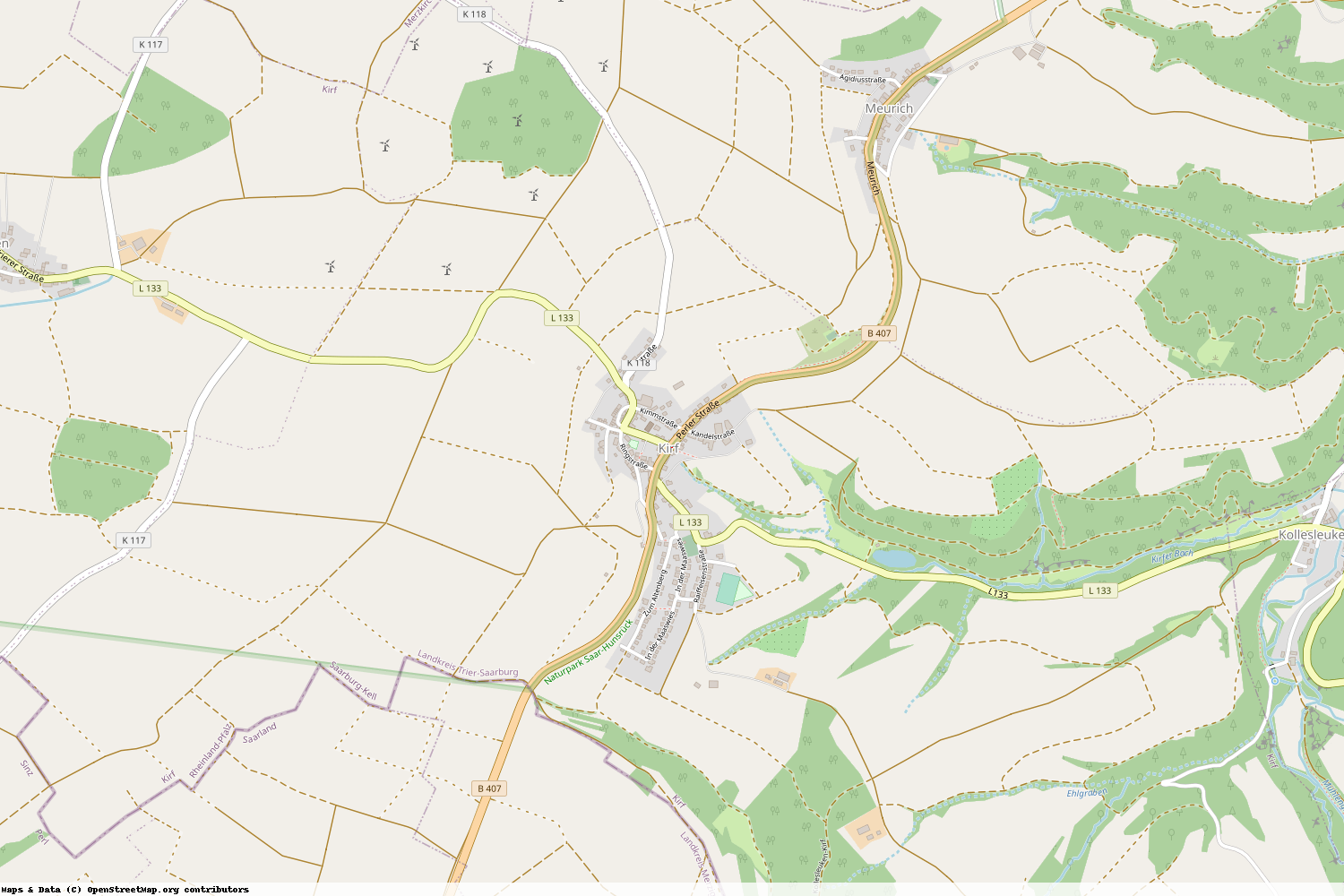 Ist gerade Stromausfall in Rheinland-Pfalz - Trier-Saarburg - Kirf?