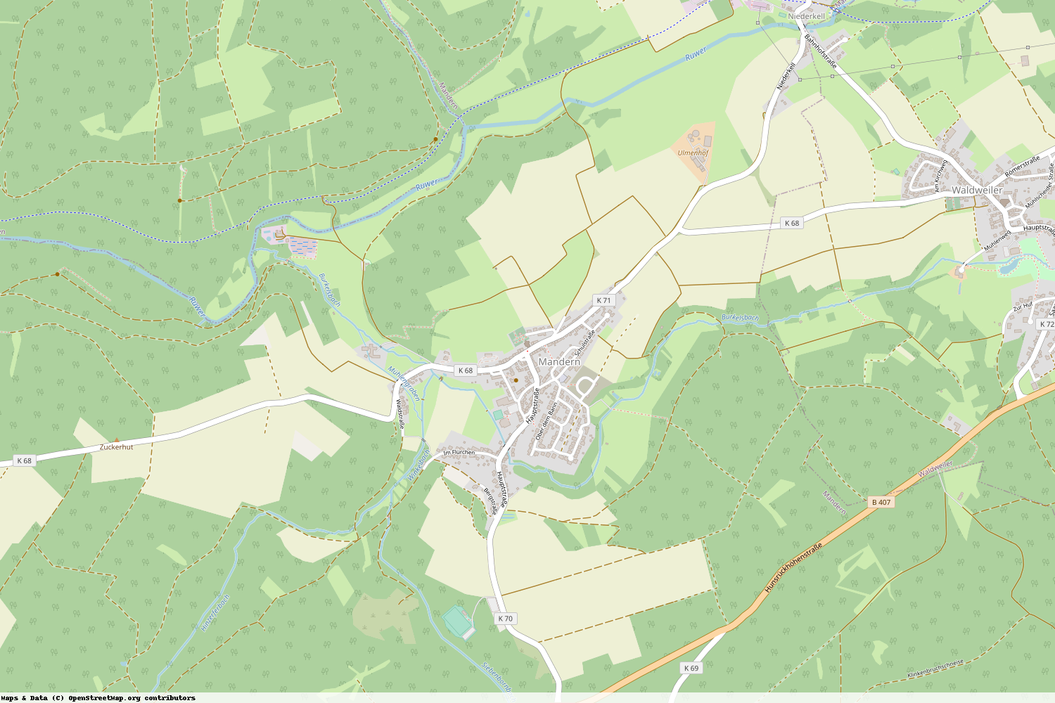 Ist gerade Stromausfall in Rheinland-Pfalz - Trier-Saarburg - Mandern?