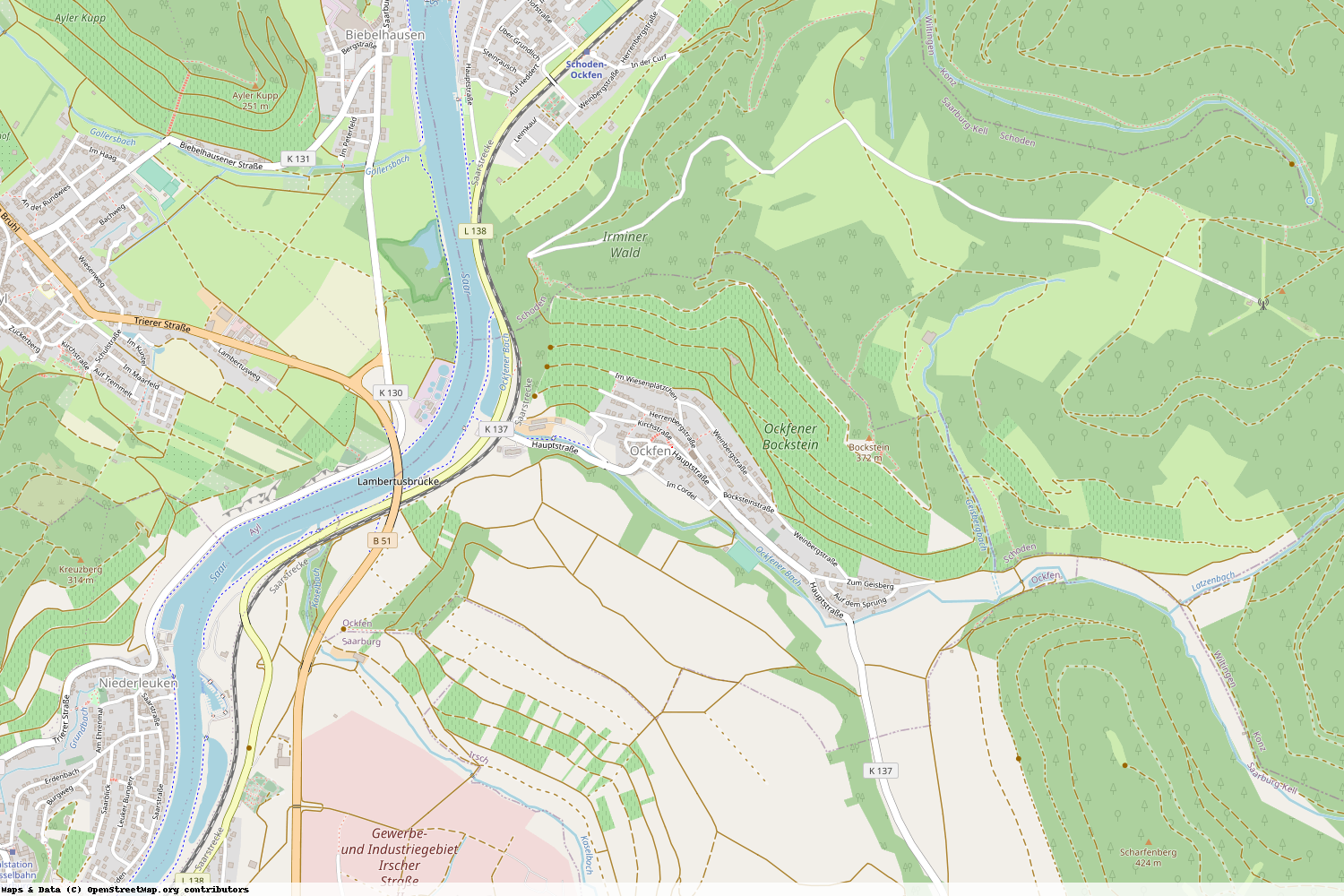 Ist gerade Stromausfall in Rheinland-Pfalz - Trier-Saarburg - Ockfen?