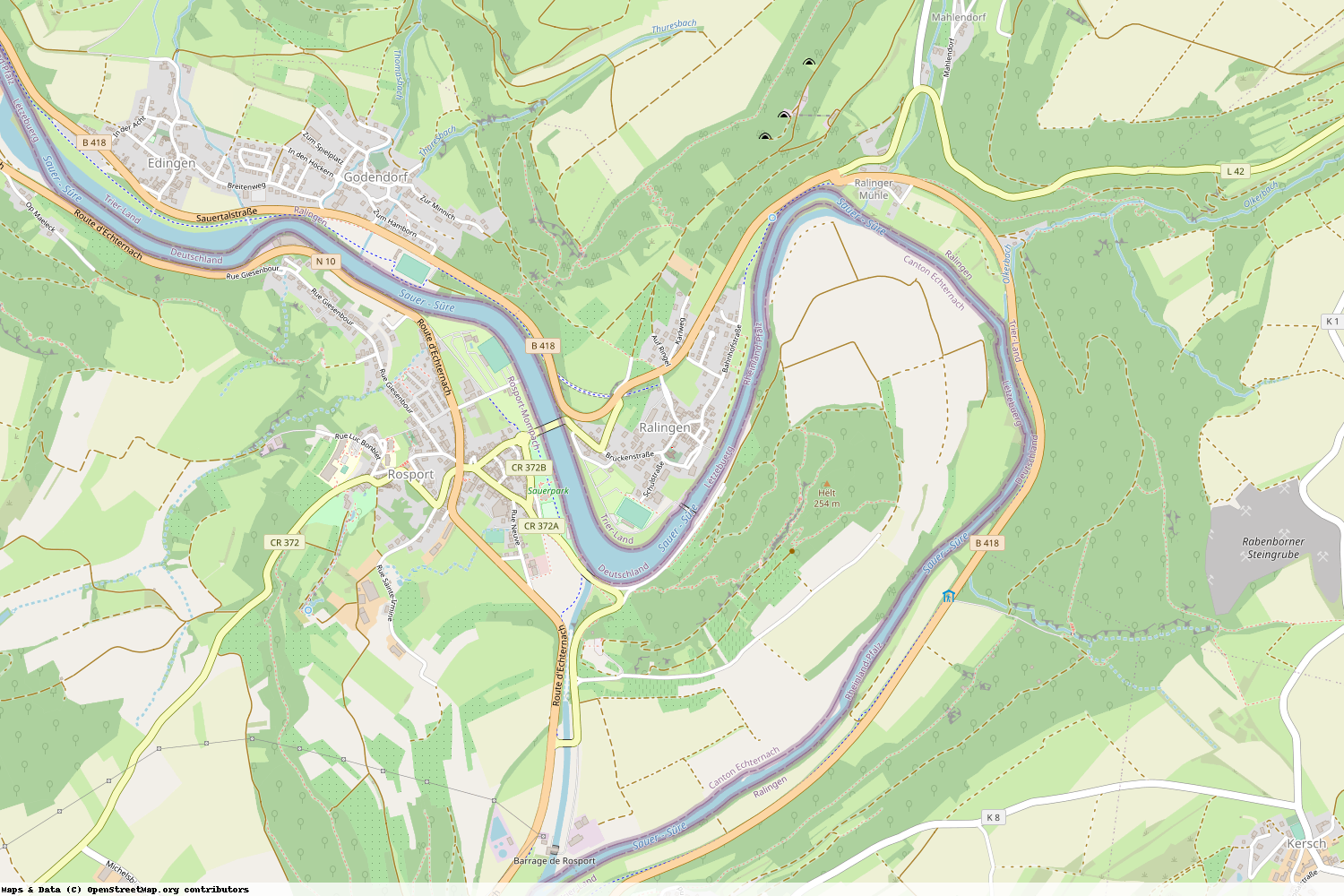 Ist gerade Stromausfall in Rheinland-Pfalz - Trier-Saarburg - Ralingen?