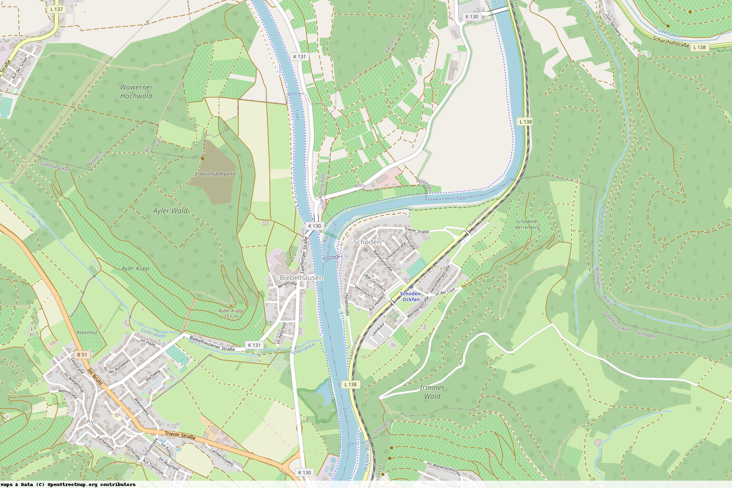 Ist gerade Stromausfall in Rheinland-Pfalz - Trier-Saarburg - Schoden?