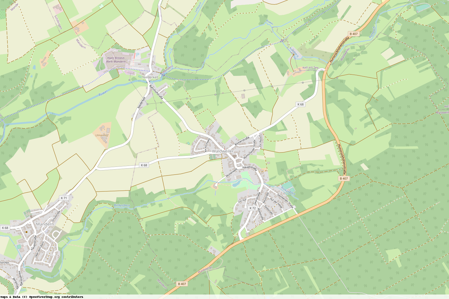 Ist gerade Stromausfall in Rheinland-Pfalz - Trier-Saarburg - Waldweiler?