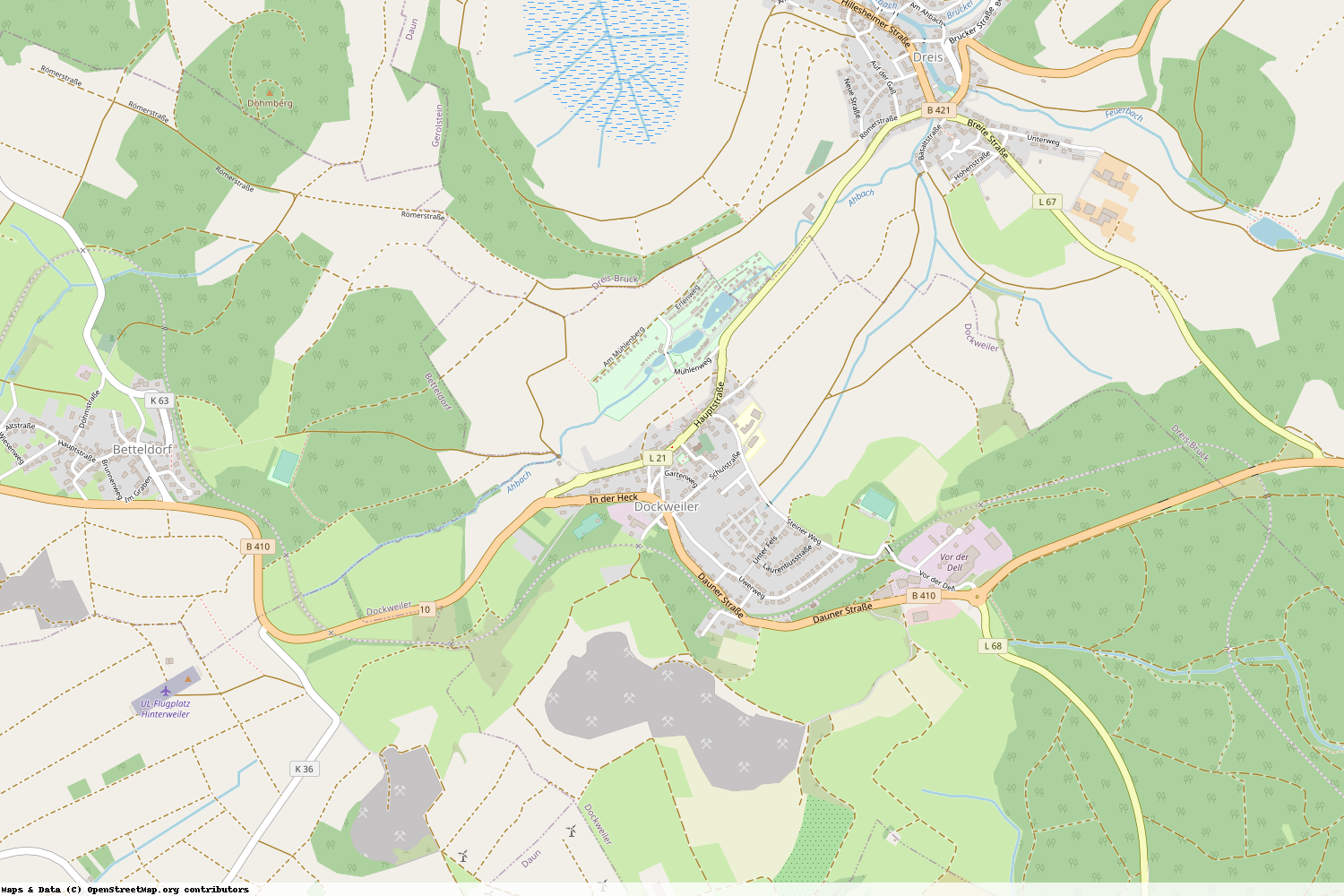 Ist gerade Stromausfall in Rheinland-Pfalz - Vulkaneifel - Dockweiler?