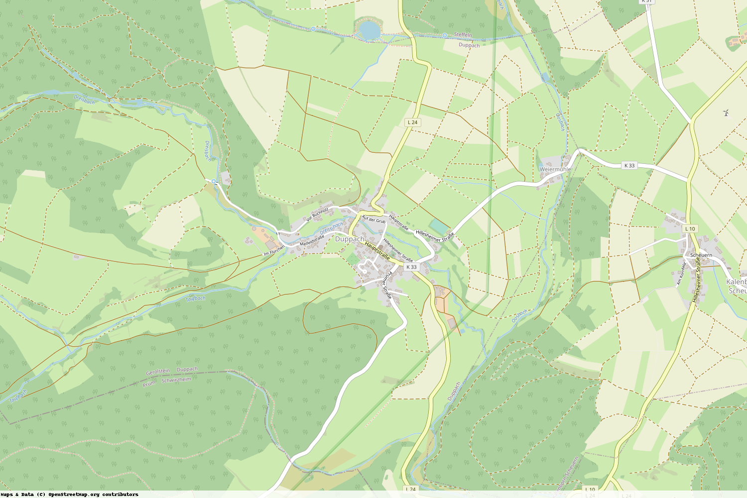 Ist gerade Stromausfall in Rheinland-Pfalz - Vulkaneifel - Duppach?