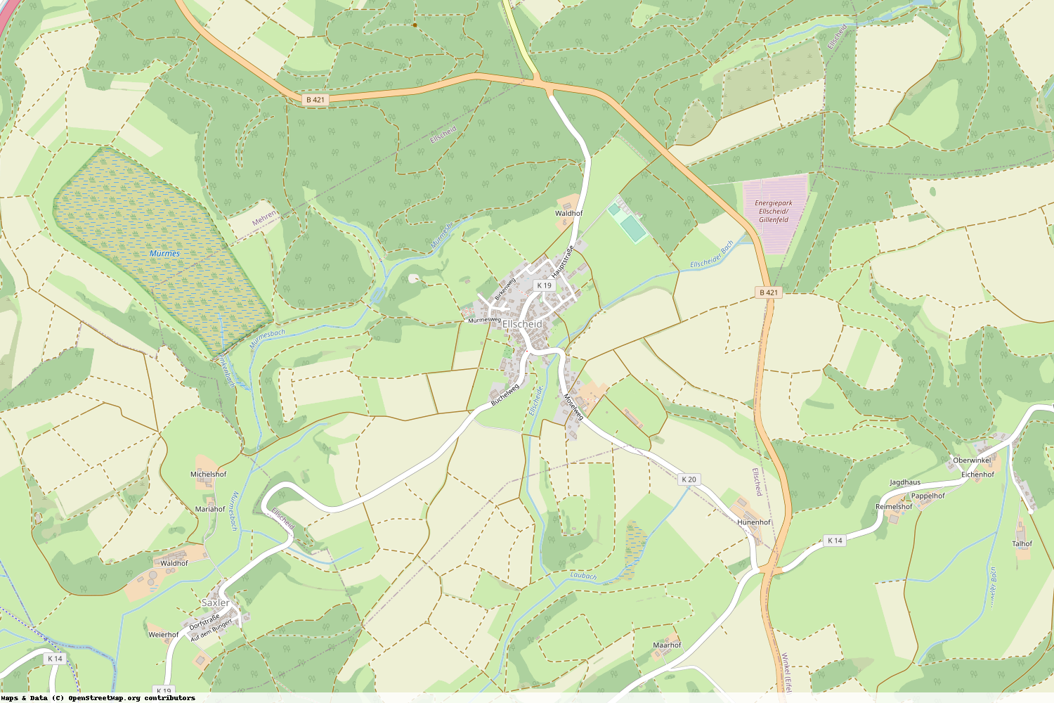 Ist gerade Stromausfall in Rheinland-Pfalz - Vulkaneifel - Ellscheid?