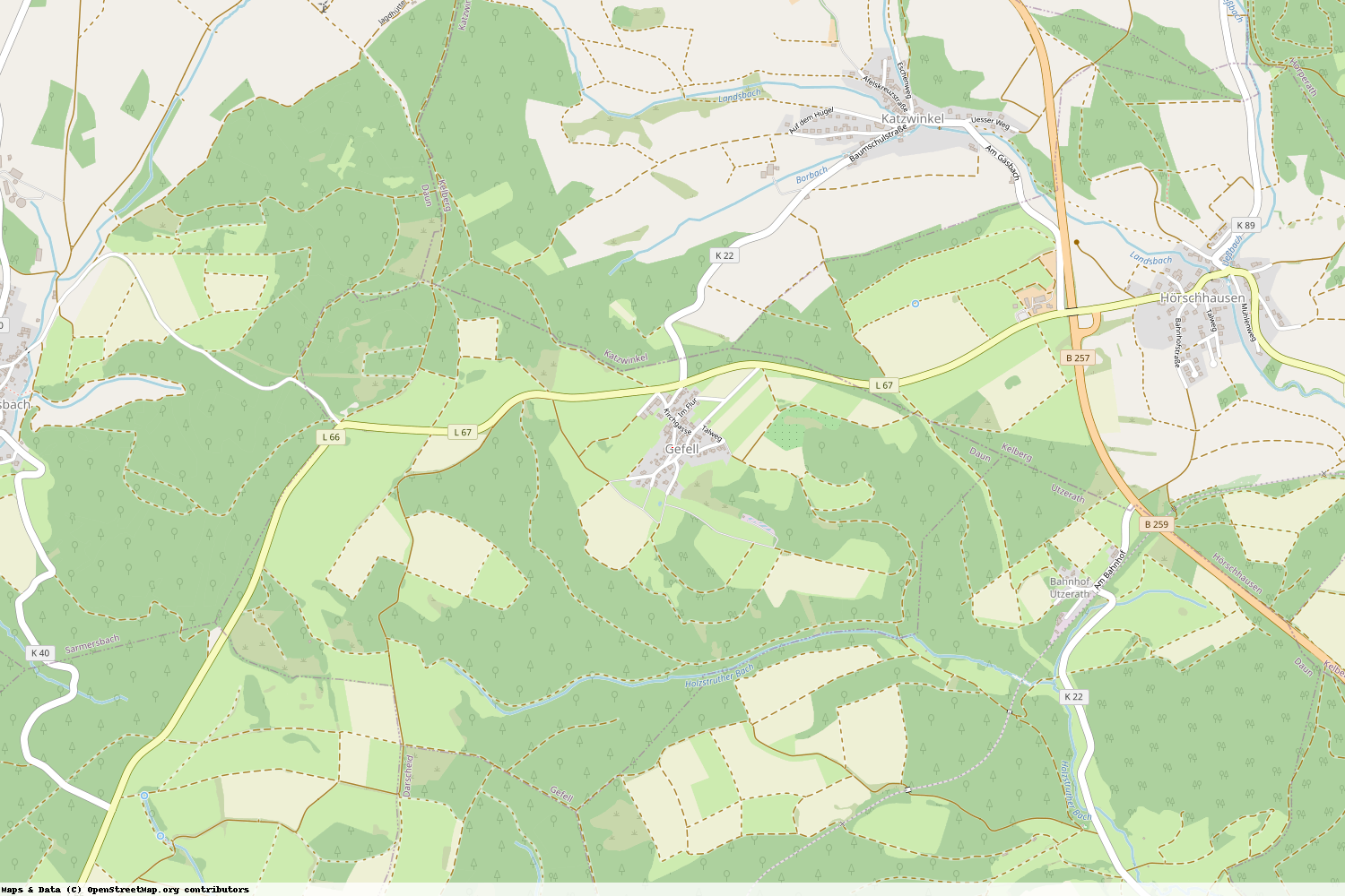 Ist gerade Stromausfall in Rheinland-Pfalz - Vulkaneifel - Gefell?