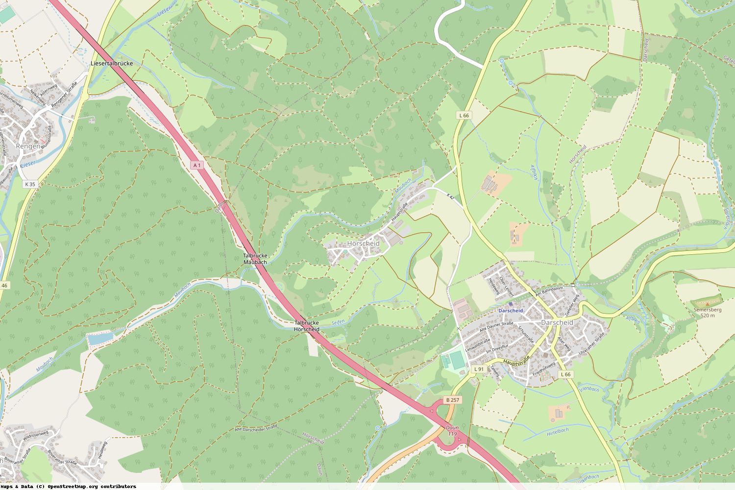 Ist gerade Stromausfall in Rheinland-Pfalz - Vulkaneifel - Hörscheid?