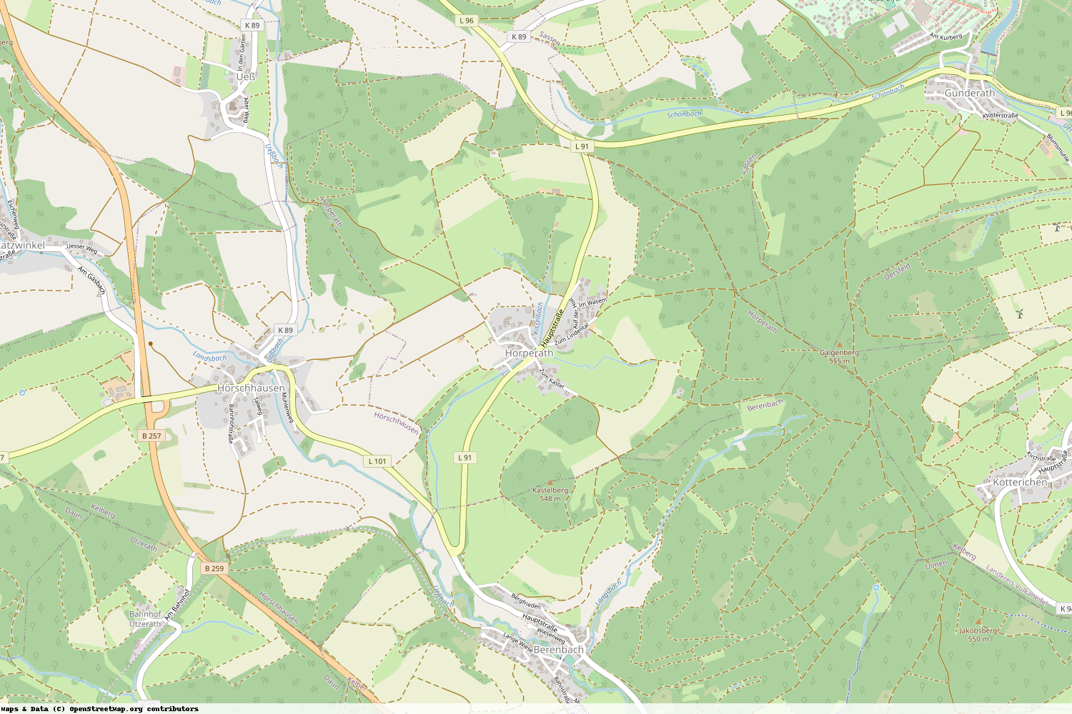 Ist gerade Stromausfall in Rheinland-Pfalz - Vulkaneifel - Horperath?