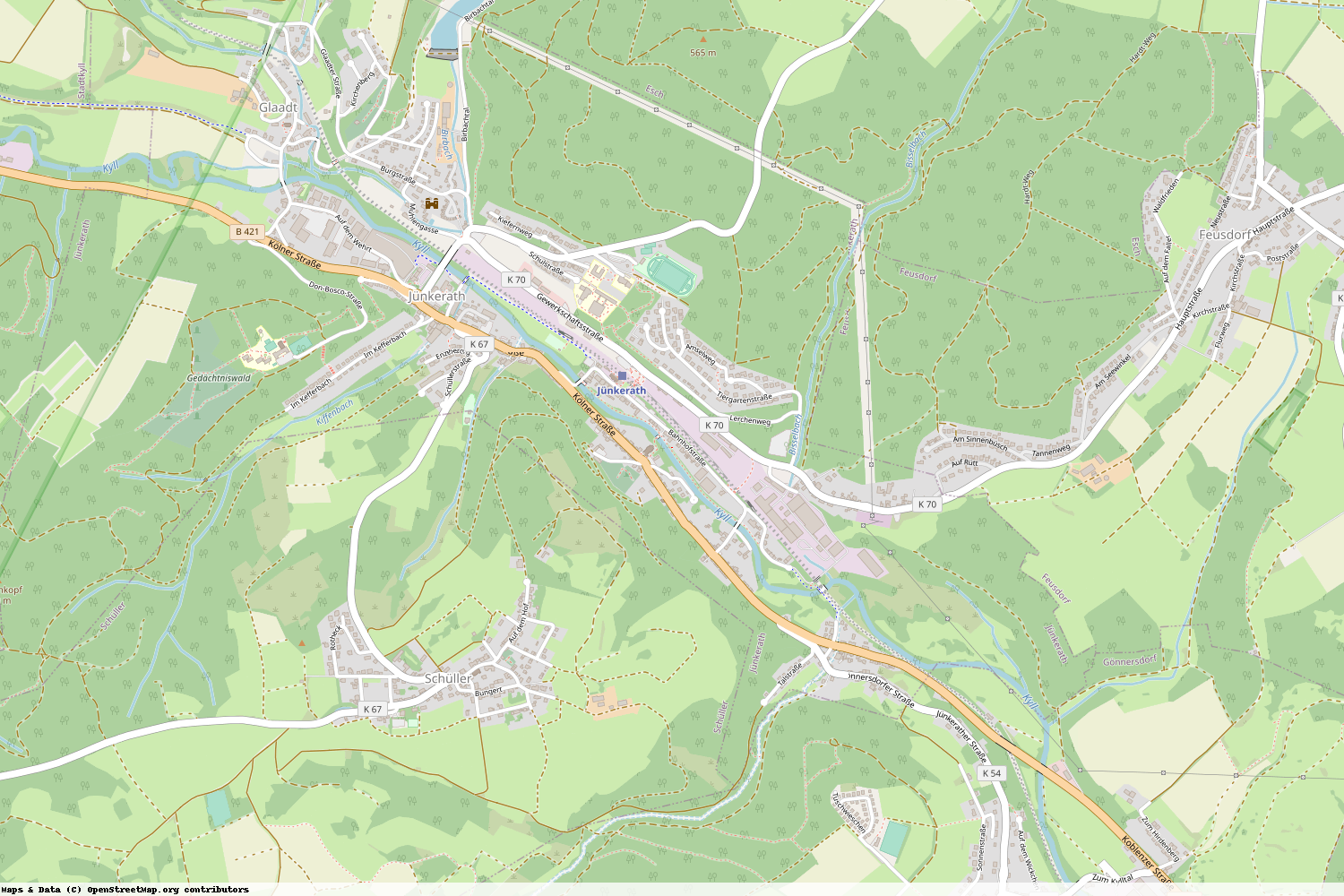 Ist gerade Stromausfall in Rheinland-Pfalz - Vulkaneifel - Jünkerath?