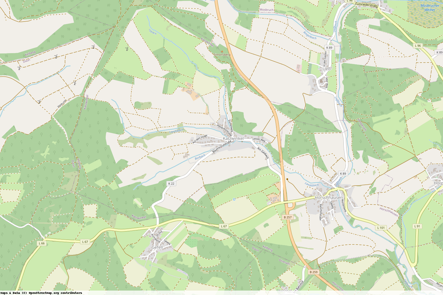 Ist gerade Stromausfall in Rheinland-Pfalz - Vulkaneifel - Katzwinkel?