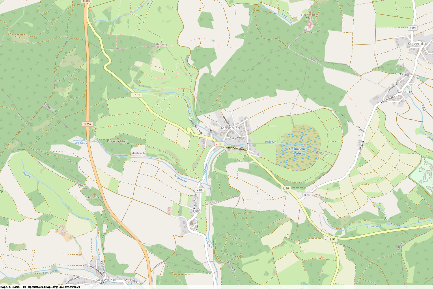 Ist gerade Stromausfall in Rheinland-Pfalz - Vulkaneifel - Mosbruch?