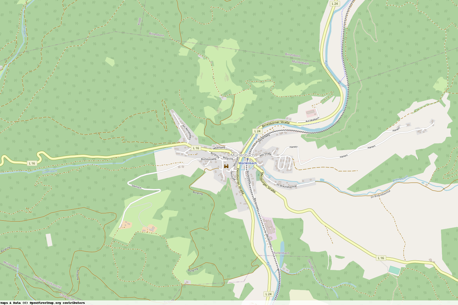 Ist gerade Stromausfall in Rheinland-Pfalz - Vulkaneifel - Mürlenbach?