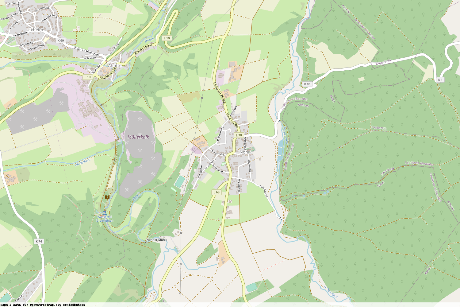 Ist gerade Stromausfall in Rheinland-Pfalz - Vulkaneifel - Nohn?