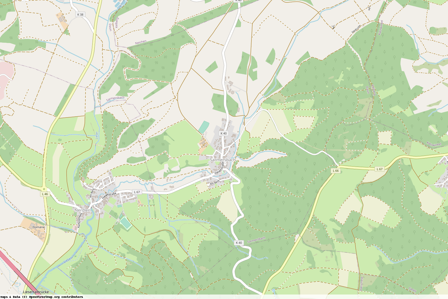 Ist gerade Stromausfall in Rheinland-Pfalz - Vulkaneifel - Sarmersbach?
