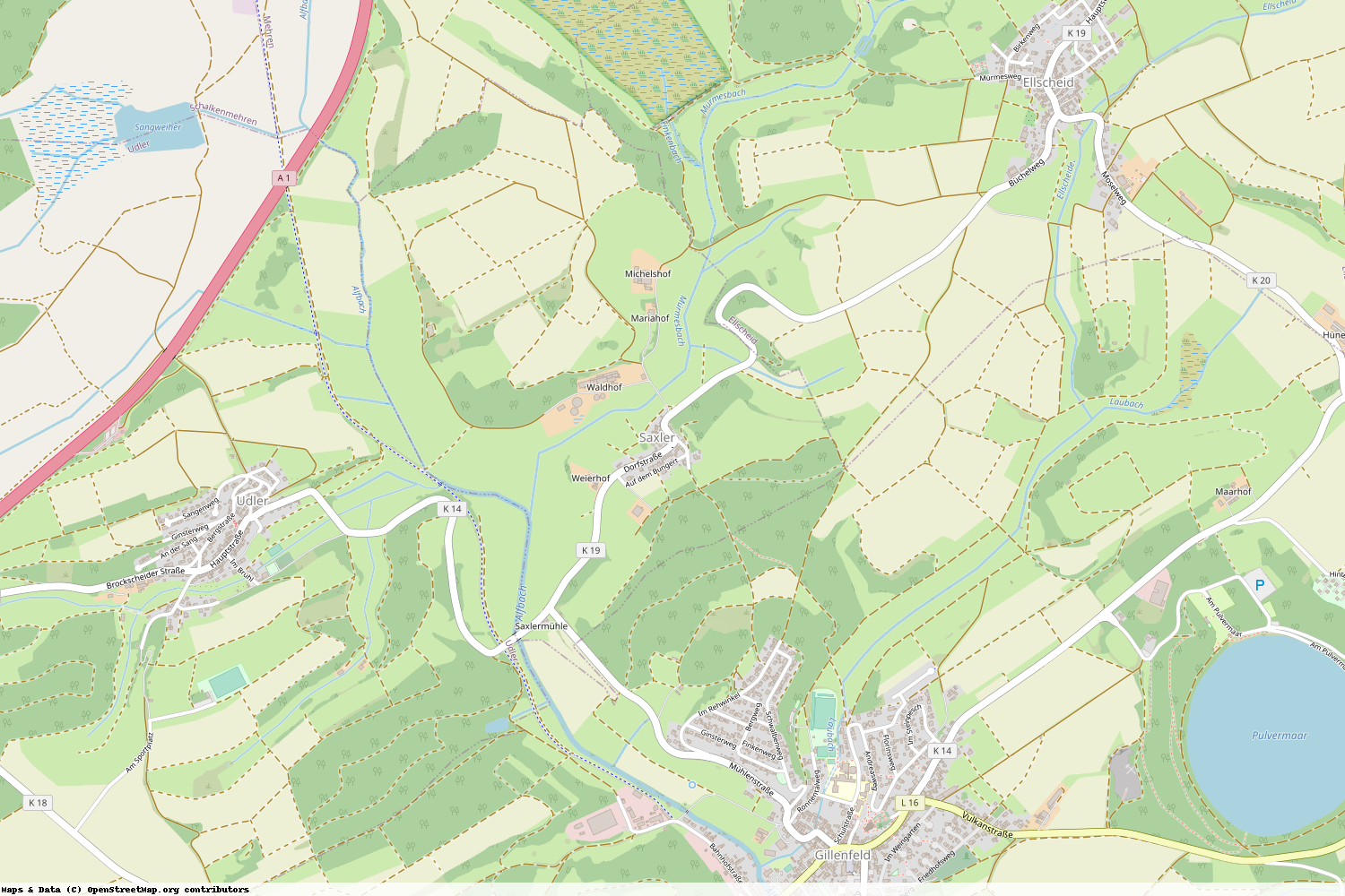 Ist gerade Stromausfall in Rheinland-Pfalz - Vulkaneifel - Saxler?