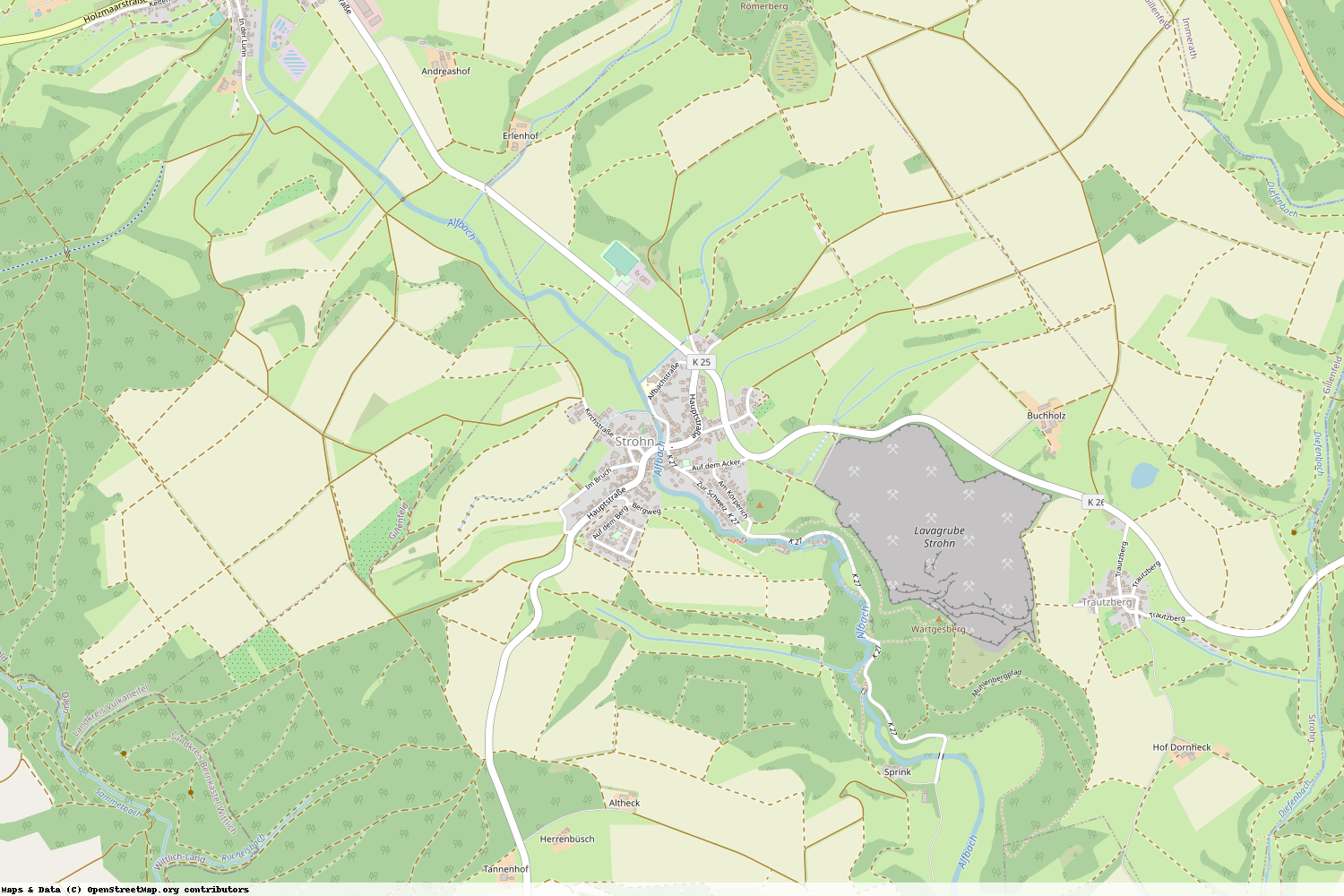 Ist gerade Stromausfall in Rheinland-Pfalz - Vulkaneifel - Strohn?