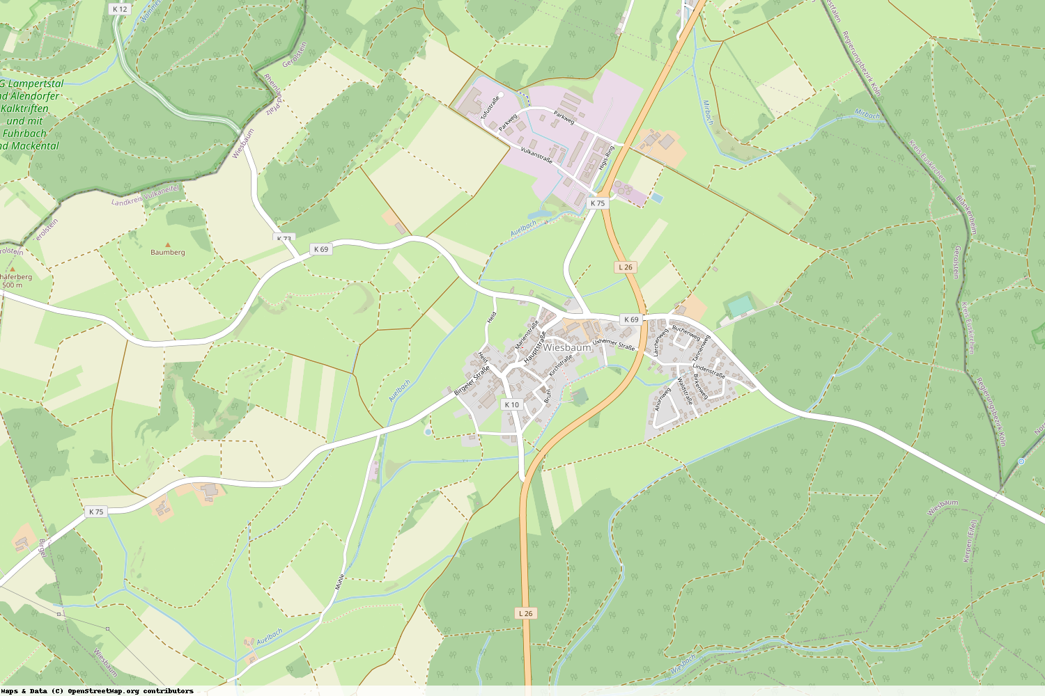Ist gerade Stromausfall in Rheinland-Pfalz - Vulkaneifel - Wiesbaum?