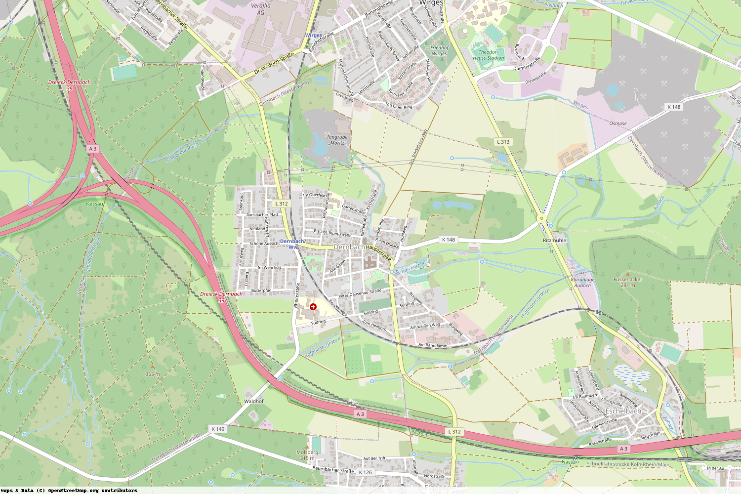 Ist gerade Stromausfall in Rheinland-Pfalz - Westerwaldkreis - Dernbach (Westerwald)?